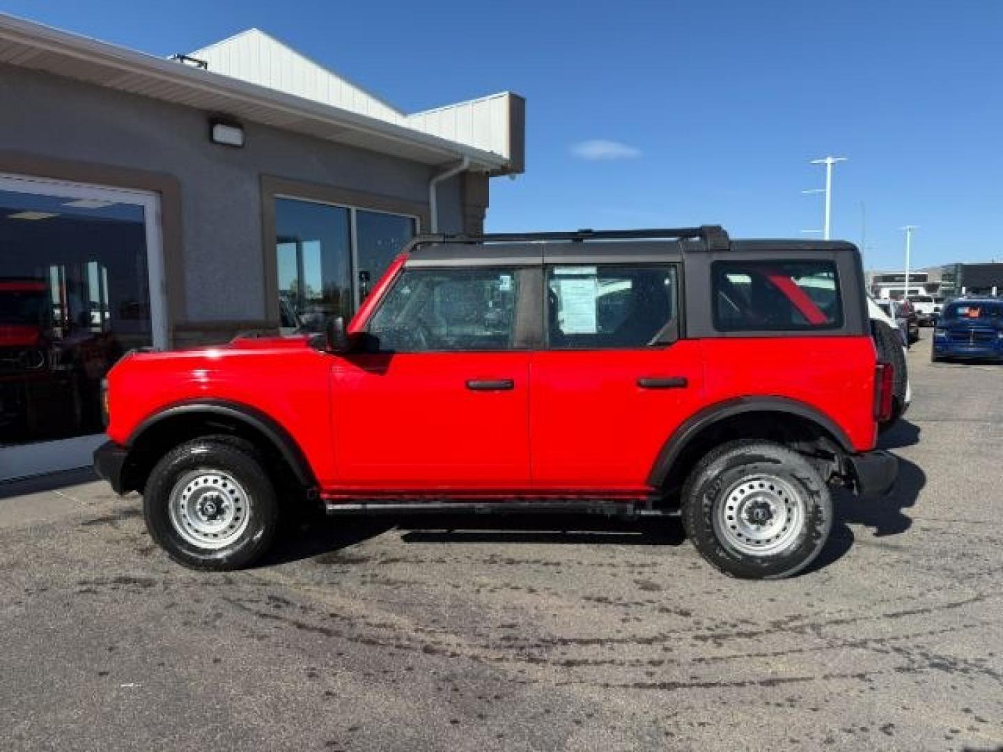 2023 RED /CLOTH Ford Bronco (1FMDE5BH4PL) with an 23L I4 TURBO engine, Automatic transmission, located at 1175 N Woodruff Ave, Idaho Falls, ID, 83401, 43.506901, -111.999657 - At Timberline Auto, finding a great deal on your next vehicle is always easy! Our experienced sales staff goal is to help find you the right vehicle at the right price! Our knowledgeable finance department has options for almost any credit score. We offer extended service contract options to prot - Photo#1