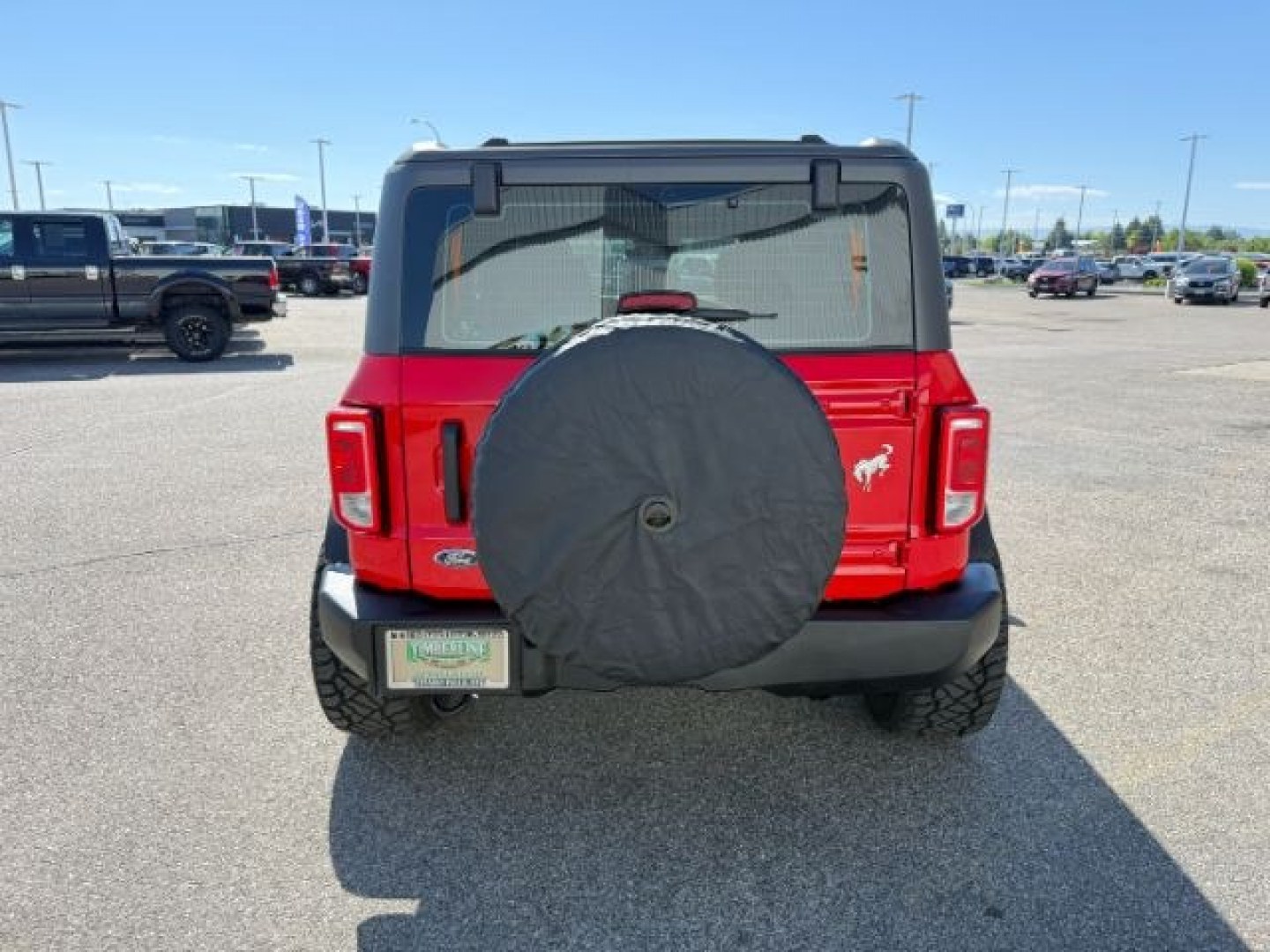 2023 RED /CLOTH Ford Bronco (1FMDE5BH4PL) with an 23L I4 TURBO engine, Automatic transmission, located at 1175 N Woodruff Ave, Idaho Falls, ID, 83401, 43.506901, -111.999657 - At Timberline Auto, finding a great deal on your next vehicle is always easy! Our experienced sales staff goal is to help find you the right vehicle at the right price! Our knowledgeable finance department has options for almost any credit score. We offer extended service contract options to prot- Photo#31