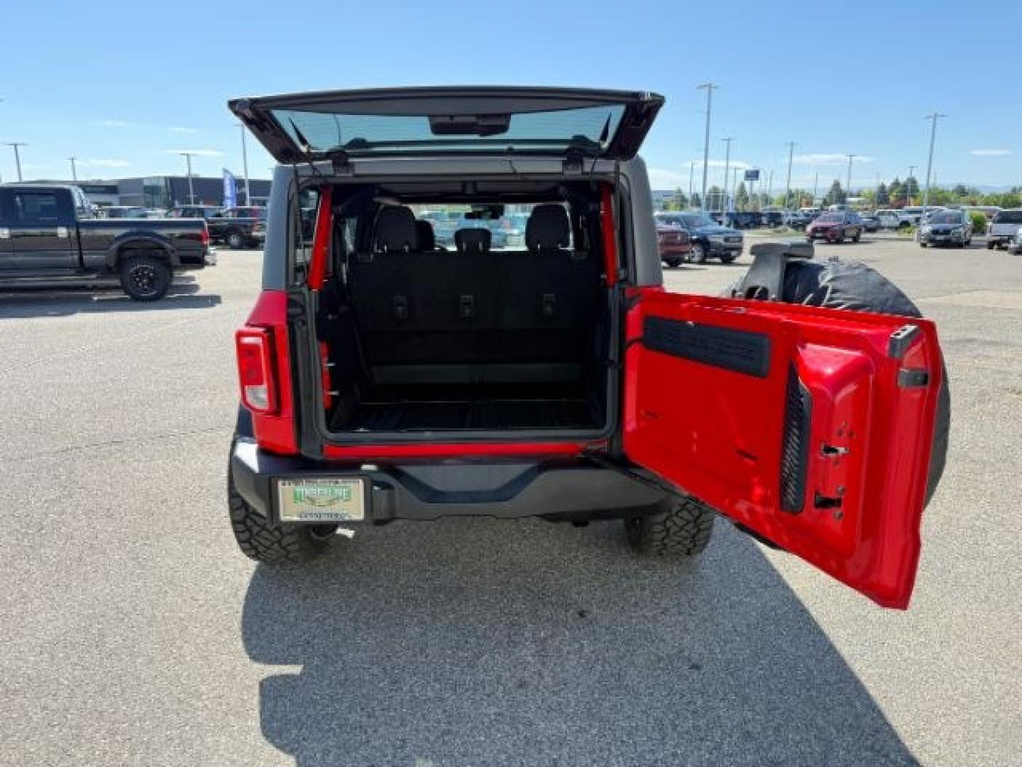 2023 RED /CLOTH Ford Bronco (1FMDE5BH4PL) with an 23L I4 TURBO engine, Automatic transmission, located at 1175 N Woodruff Ave, Idaho Falls, ID, 83401, 43.506901, -111.999657 - At Timberline Auto, finding a great deal on your next vehicle is always easy! Our experienced sales staff goal is to help find you the right vehicle at the right price! Our knowledgeable finance department has options for almost any credit score. We offer extended service contract options to prot- Photo#33
