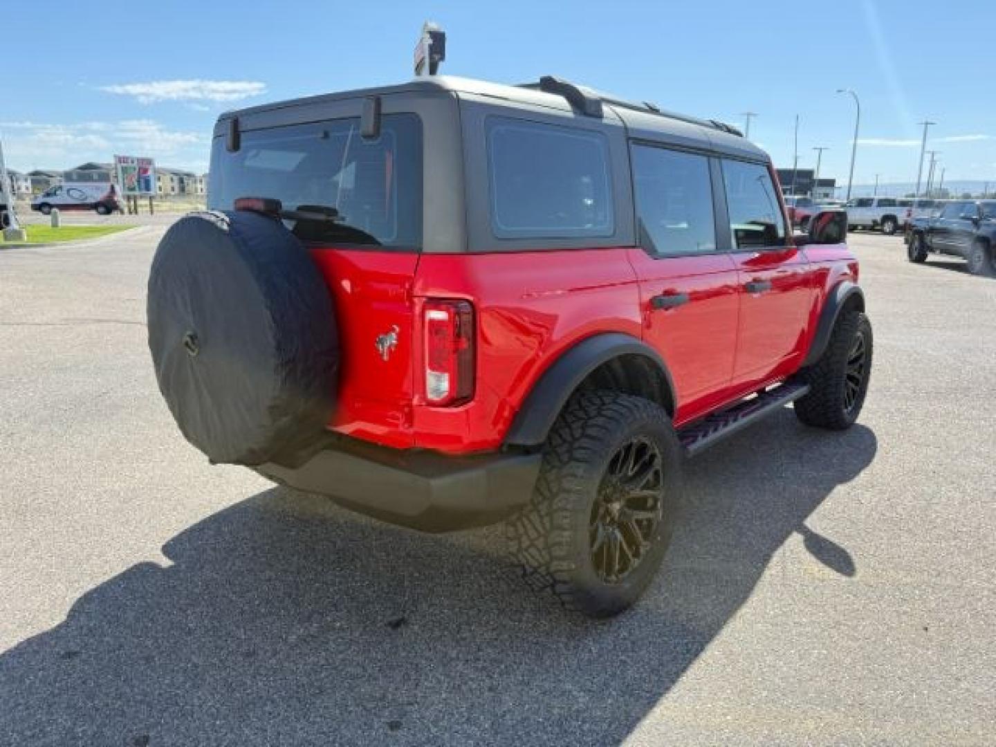2023 RED /CLOTH Ford Bronco (1FMDE5BH4PL) with an 23L I4 TURBO engine, Automatic transmission, located at 1175 N Woodruff Ave, Idaho Falls, ID, 83401, 43.506901, -111.999657 - At Timberline Auto, finding a great deal on your next vehicle is always easy! Our experienced sales staff goal is to help find you the right vehicle at the right price! Our knowledgeable finance department has options for almost any credit score. We offer extended service contract options to prot- Photo#35