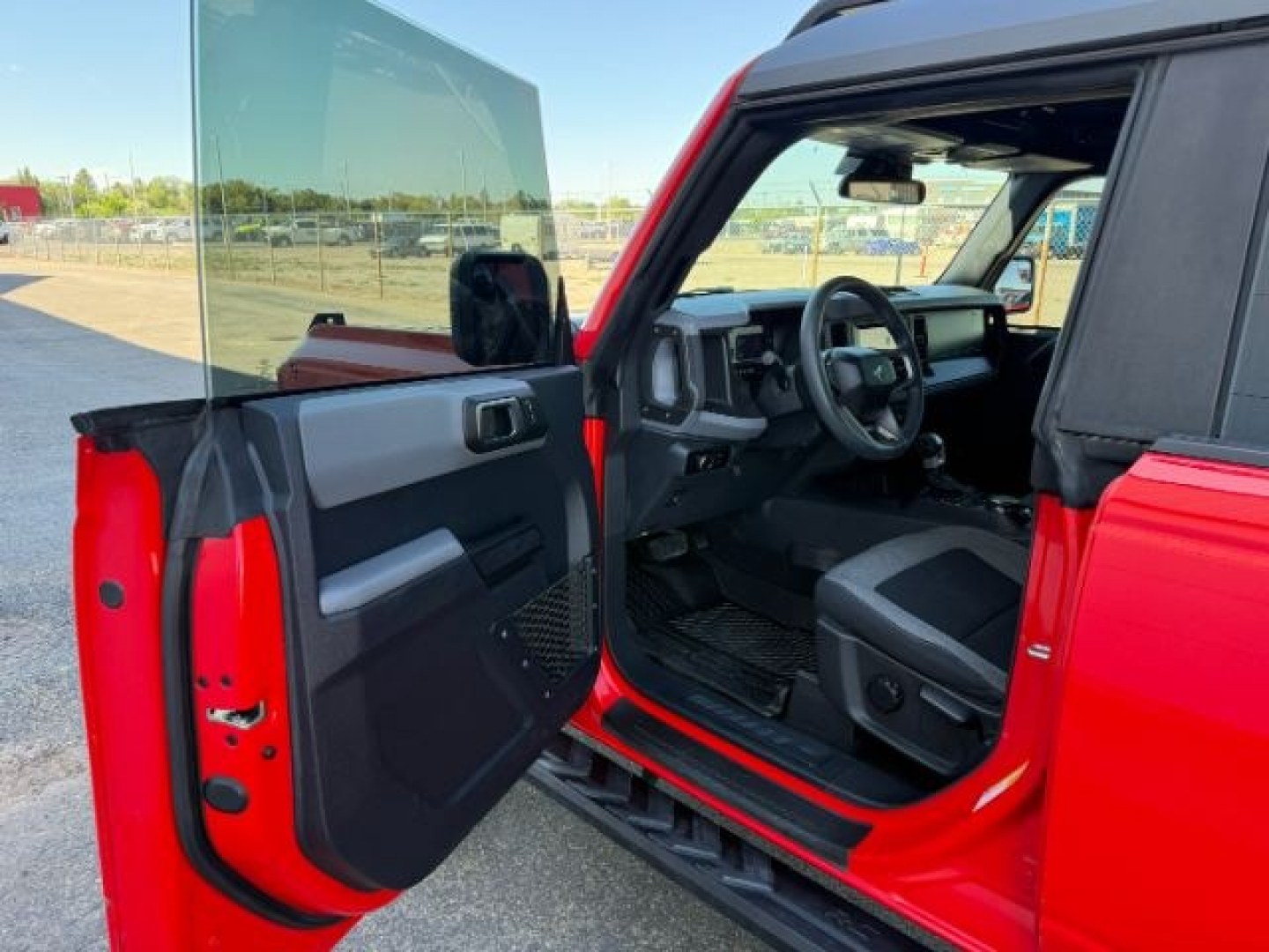 2023 RED /CLOTH Ford Bronco (1FMDE5BH4PL) with an 23L I4 TURBO engine, Automatic transmission, located at 1175 N Woodruff Ave, Idaho Falls, ID, 83401, 43.506901, -111.999657 - At Timberline Auto, finding a great deal on your next vehicle is always easy! Our experienced sales staff goal is to help find you the right vehicle at the right price! Our knowledgeable finance department has options for almost any credit score. We offer extended service contract options to prot- Photo#41