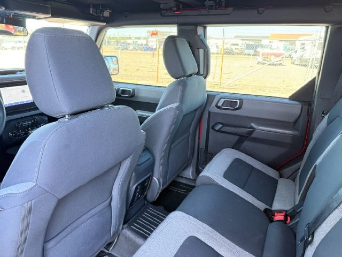 2023 RED /CLOTH Ford Bronco (1FMDE5BH4PL) with an 23L I4 TURBO engine, Automatic transmission, located at 1175 N Woodruff Ave, Idaho Falls, ID, 83401, 43.506901, -111.999657 - At Timberline Auto, finding a great deal on your next vehicle is always easy! Our experienced sales staff goal is to help find you the right vehicle at the right price! Our knowledgeable finance department has options for almost any credit score. We offer extended service contract options to prot- Photo#54