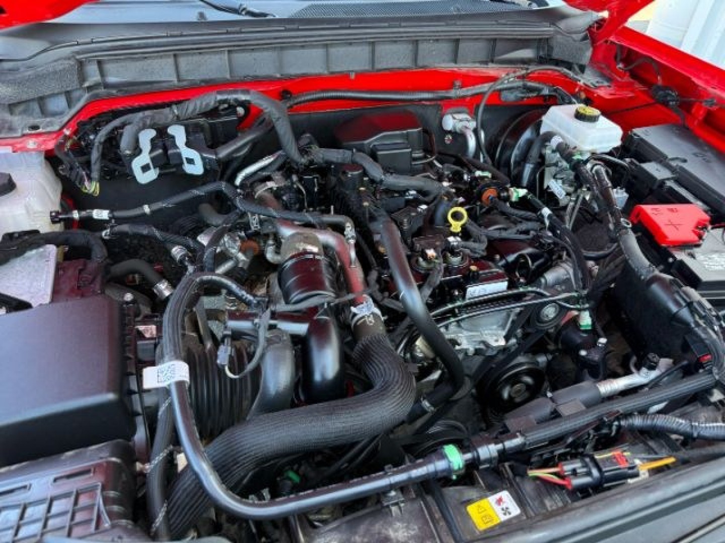 2023 RED /CLOTH Ford Bronco (1FMDE5BH4PL) with an 23L I4 TURBO engine, Automatic transmission, located at 1175 N Woodruff Ave, Idaho Falls, ID, 83401, 43.506901, -111.999657 - At Timberline Auto, finding a great deal on your next vehicle is always easy! Our experienced sales staff goal is to help find you the right vehicle at the right price! Our knowledgeable finance department has options for almost any credit score. We offer extended service contract options to prot- Photo#55