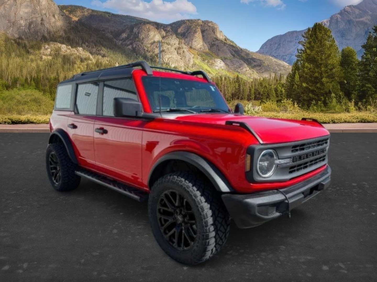 2023 RED /CLOTH Ford Bronco (1FMDE5BH4PL) with an 23L I4 TURBO engine, Automatic transmission, located at 1175 N Woodruff Ave, Idaho Falls, ID, 83401, 43.506901, -111.999657 - At Timberline Auto, finding a great deal on your next vehicle is always easy! Our experienced sales staff goal is to help find you the right vehicle at the right price! Our knowledgeable finance department has options for almost any credit score. We offer extended service contract options to prot- Photo#9