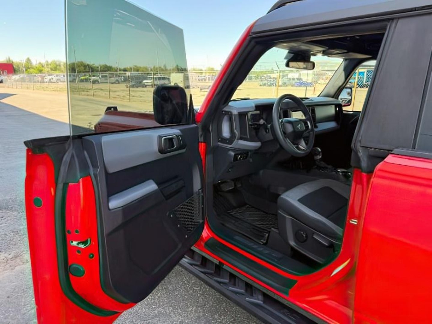 2023 RED /CLOTH Ford Bronco (1FMDE5BH4PL) with an 23L I4 TURBO engine, Automatic transmission, located at 1175 N Woodruff Ave, Idaho Falls, ID, 83401, 43.506901, -111.999657 - At Timberline Auto, finding a great deal on your next vehicle is always easy! Our experienced sales staff goal is to help find you the right vehicle at the right price! Our knowledgeable finance department has options for almost any credit score. We offer extended service contract options to prot- Photo#13