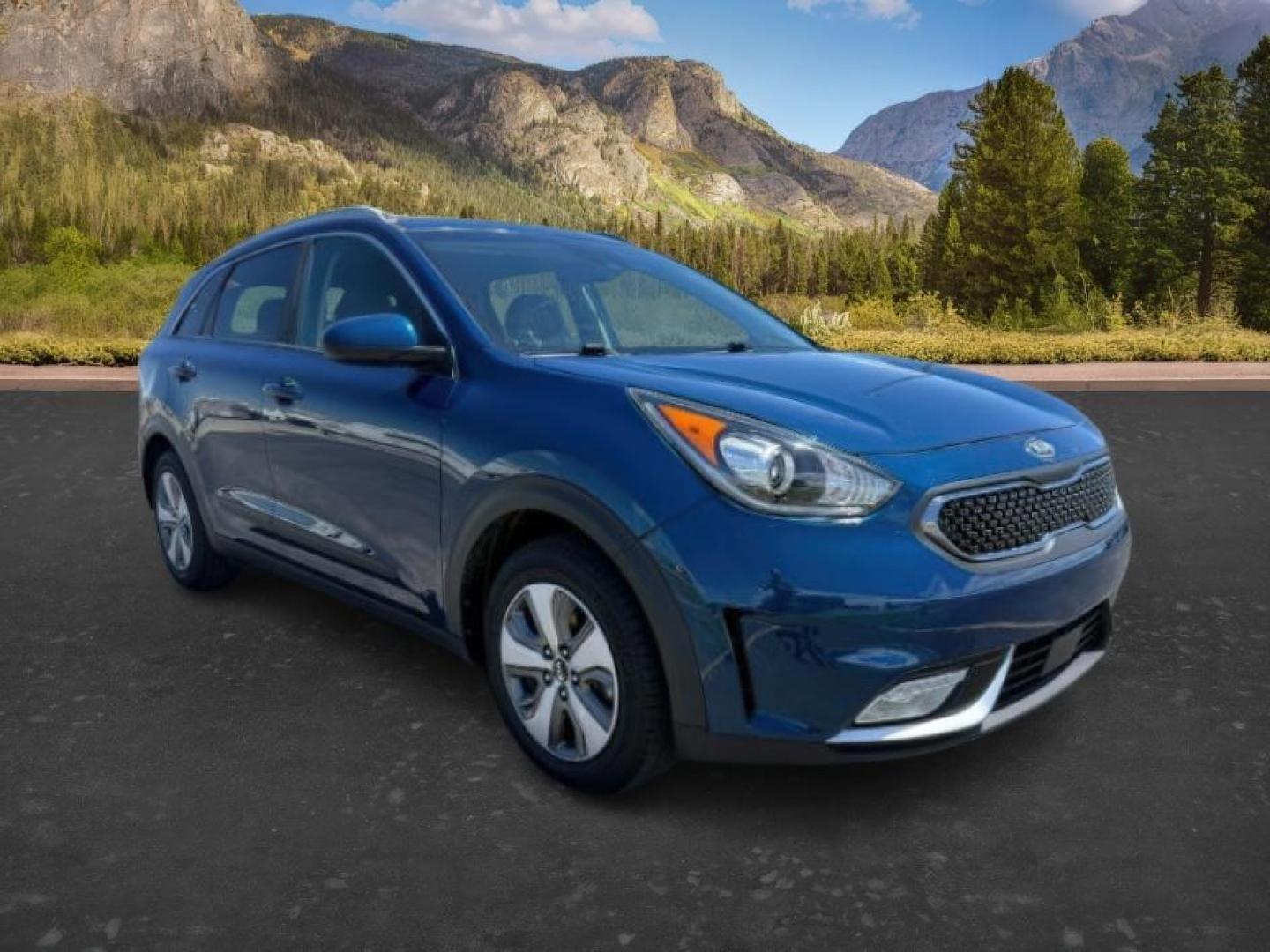 2019 BLUE /Gray KIA Niro (KNDCB3LC9K5) with an 16L I-4 gasoline direct injection engine, Automatic transmission, located at 1175 N Woodruff Ave, Idaho Falls, ID, 83401, 43.506901, -111.999657 - At Timberline Auto, finding a great deal on your next vehicle is always easy! Our experienced sales staff goal is to help find you the right vehicle at the right price! Our knowledgeable finance department has options for almost any credit score. We offer extended service contract options to prot - Photo#8