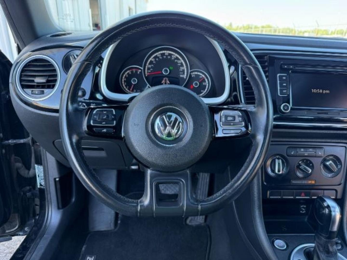 2014 BLACK /Titan Black Volkswagen Beetle (3VWJX7AT9EM) with an 25L I-5 DOHC engine, Automatic transmission, located at 1175 N Woodruff Ave, Idaho Falls, ID, 83401, 43.506901, -111.999657- Photo#36