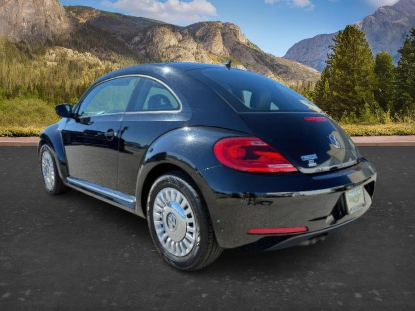 2014 BLACK /Titan Black Volkswagen Beetle (3VWJX7AT9EM) with an 25L I-5 DOHC engine, Automatic transmission, located at 1175 N Woodruff Ave, Idaho Falls, ID, 83401, 43.506901, -111.999657- Photo#2