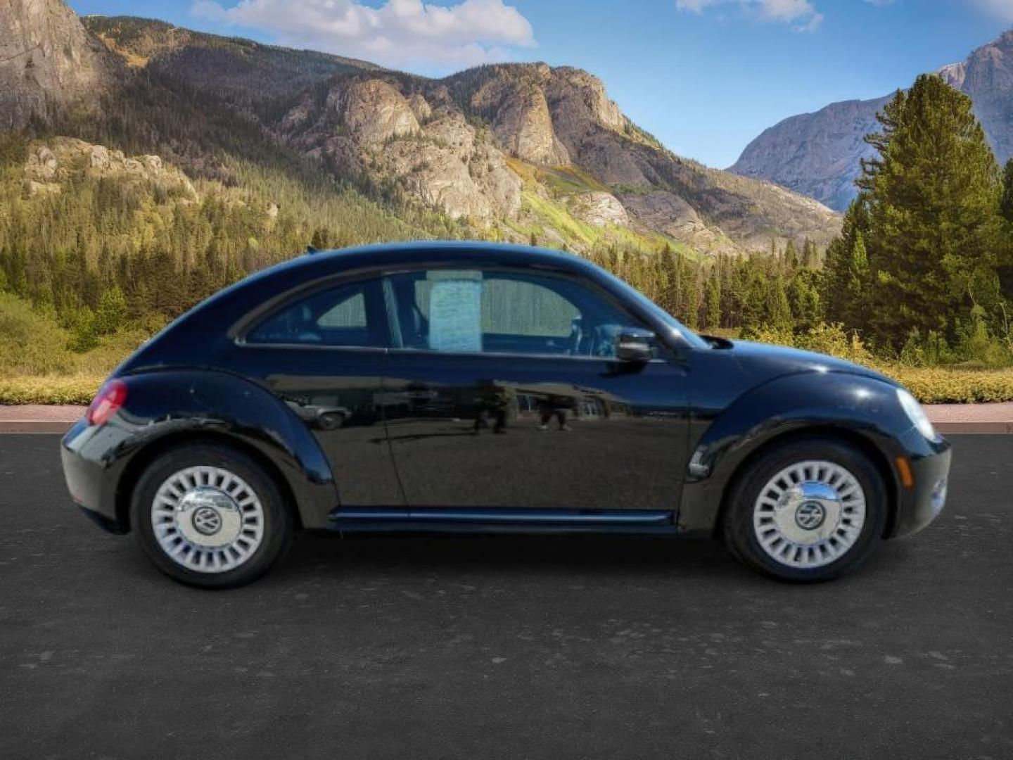 2014 BLACK /Titan Black Volkswagen Beetle (3VWJX7AT9EM) with an 25L I-5 DOHC engine, Automatic transmission, located at 1175 N Woodruff Ave, Idaho Falls, ID, 83401, 43.506901, -111.999657- Photo#6