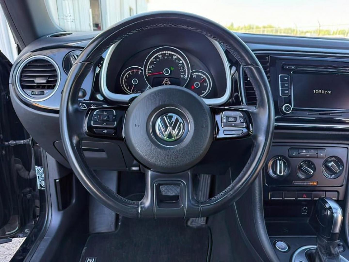 2014 BLACK /Titan Black Volkswagen Beetle (3VWJX7AT9EM) with an 25L I-5 DOHC engine, Automatic transmission, located at 1175 N Woodruff Ave, Idaho Falls, ID, 83401, 43.506901, -111.999657- Photo#14