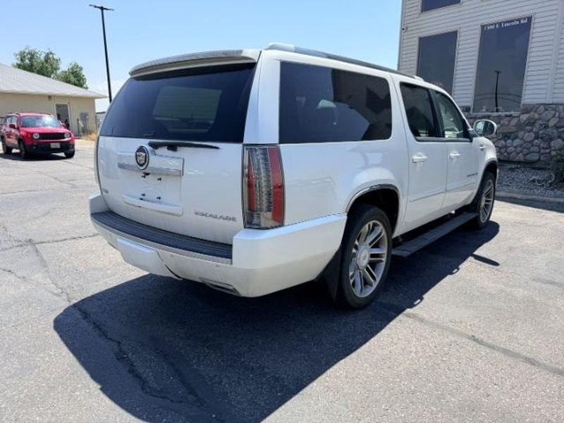 2012 White Diamond Tricoat /Cashmere w/Cocoa Accents Cadillac Escalade ESV Premium (1GYS4JEF3CR) with an V8, 6.2L engine, 6-speed automatic transmission, located at 1175 N Woodruff Ave, Idaho Falls, ID, 83401, 43.506901, -111.999657 - <b>Vehicle Details</b><br>Looking for a full-size luxury SUV with premium comfort and proven capability? This pre-owned 2012 Cadillac Escalade ESV Premium 4WD is ready for your next adventure in Idaho Falls, ID. Powered by a strong V8 6.2L Gasoline/E85 engine, this Escalade delivers confident perfor- Photo#4