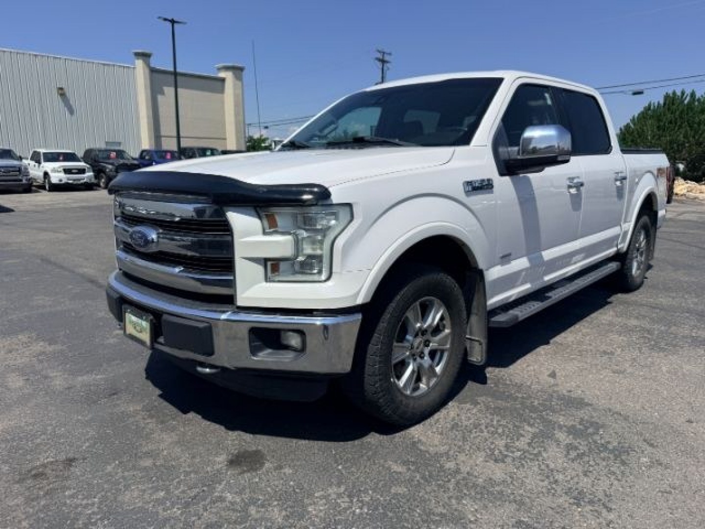 2015 WHITE /Medium Earth Gray Ford F-150 (1FTEW1EG4FK) with an EcoBoost 35L V-6 gasoline direct injection engine, Automatic transmission, located at 1175 N Woodruff Ave, Idaho Falls, ID, 83401, 43.506901, -111.999657- Photo#0