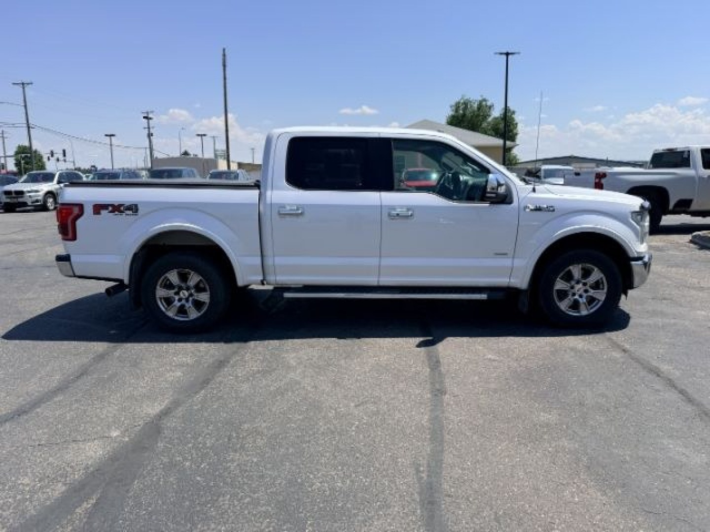 2015 WHITE /Medium Earth Gray Ford F-150 (1FTEW1EG4FK) with an EcoBoost 35L V-6 gasoline direct injection engine, Automatic transmission, located at 1175 N Woodruff Ave, Idaho Falls, ID, 83401, 43.506901, -111.999657- Photo#7
