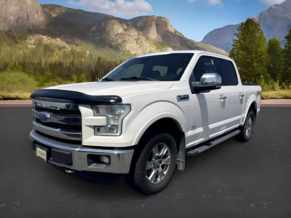 2015 WHITE /Medium Earth Gray Ford F-150 LARIAT (1FTEW1EG4FK) with an EcoBoost 3.5L V-6 gasoline direct injection engine, AUTOMATIC transmission, located at 1235 N Woodruff Ave., Idaho Falls, 83401, (208) 523-1053, 43.507172, -112.000488 - At Timberline Auto, finding a great deal on your next vehicle is always easy! Our experienced sales staff goal is to help find you the right vehicle at the right price! Our knowledgeable finance department has options for almost any credit score. We offer extended service contract options to prot- Photo#0
