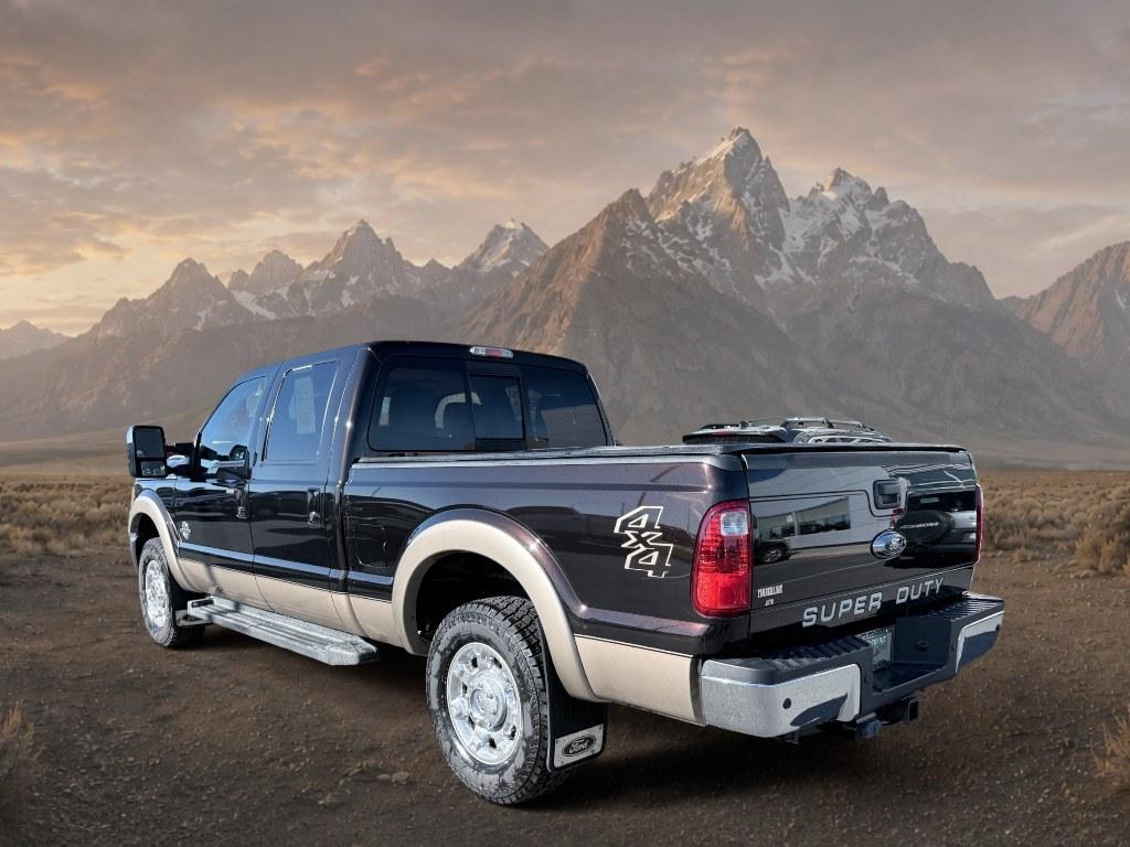 2014 Kodiak Brown Metallic /Steel Ford F-250 XLT (1FT7W2BT2EE) with an V8, 6.7L engine, 6-speed automatic transmission, located at 1175 N Woodruff Ave, Idaho Falls, ID, 83401, 43.506901, -111.999657 - <b>Vehicle Details</b><br>Discover the capability and confidence of this pre-owned 2014 Ford F-250 Super Duty XL XLT 4WD, now available in Idaho Falls, ID. Powered by a durable V8 6.7L Diesel engine, this heavy-duty pickup is built to handle demanding jobs, tough road conditions, and everyday drivin- Photo#2