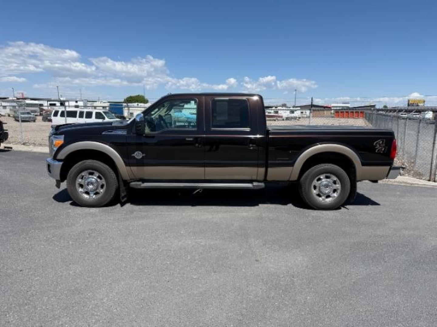 2014 BROWN /Steel Ford F-250 LARIAT (1FT7W2BT2EE) with an Powerstroke 6.7L V-8 diesel direct injection engine, AUTOMATIC transmission, located at 1235 N Woodruff Ave., Idaho Falls, 83401, (208) 523-1053, 43.507172, -112.000488 - At Timberline Auto, finding a great deal on your next vehicle is always easy! Our experienced sales staff goal is to help find you the right vehicle at the right price! Our knowledgeable finance department has options for almost any credit score. We offer extended service contract options to prot - Photo#1