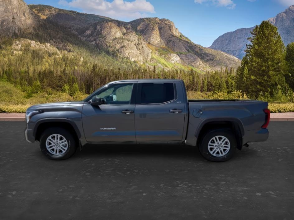 2022 GRAY /Black Toyota Tundra SR5 (5TFLA5DB5NX) with an I-FORCE 3.4L V-6 port/direct injection engine, AUTOMATIC transmission, located at 1235 N Woodruff Ave., Idaho Falls, 83401, (208) 523-1053, 43.507172, -112.000488 - At Timberline Auto, finding a great deal on your next vehicle is always easy! Our experienced sales staff goal is to help find you the right vehicle at the right price! Our knowledgeable finance department has options for almost any credit score. We offer extended service contract options to prot- Photo#1