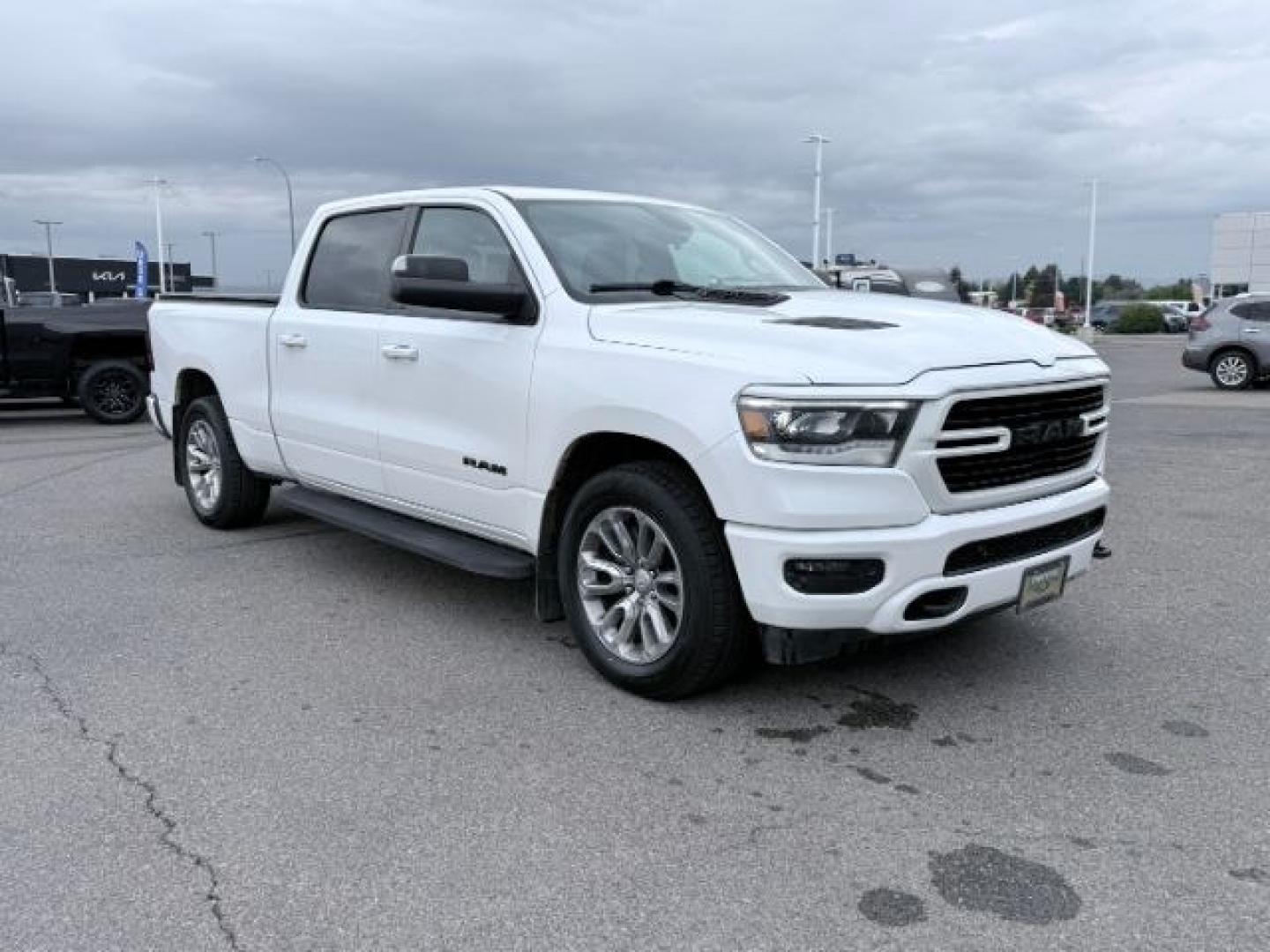 2019 WHITE /Black Ram 1500 Sport (1C6SRFTT9KN) with an V8, 5.7L engine, 8-speed automatic transmission, located at 1175 N Woodruff Ave, Idaho Falls, ID, 83401, 43.506901, -111.999657 - <b>Vehicle Details</b><br>Discover rugged capability and premium comfort in this pre-owned 2019 Ram 1500 Sport 4WD, now available in Idaho Falls, ID. Powered by a strong V8 5.7L gasoline engine, this full-size pickup delivers confident performance for towing, hauling, and everyday driving, while the- Photo#65