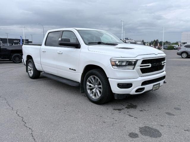 2019 WHITE /Black Ram 1500 (1C6SRFTT9KN) with an HEMI 57L V-8 variable valve control engine, Automatic transmission, located at 1175 N Woodruff Ave, Idaho Falls, ID, 83401, 43.506901, -111.999657 - At Timberline Auto, finding a great deal on your next vehicle is always easy! Our experienced sales staff goal is to help find you the right vehicle at the right price! Our knowledgeable finance department has options for almost any credit score. We offer extended service contract options to prot- Photo#36