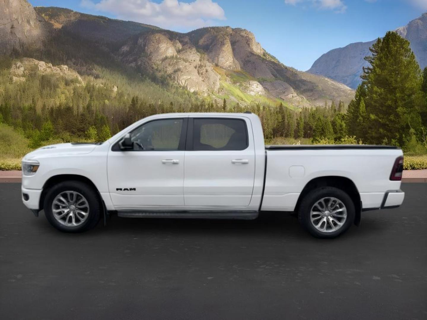 2019 WHITE /Black Ram 1500 Sport (1C6SRFTT9KN) with an V8, 5.7L engine, 8-speed automatic transmission, located at 1175 N Woodruff Ave, Idaho Falls, ID, 83401, 43.506901, -111.999657 - <b>Vehicle Details</b><br>Discover rugged capability and premium comfort in this pre-owned 2019 Ram 1500 Sport 4WD, now available in Idaho Falls, ID. Powered by a strong V8 5.7L gasoline engine, this full-size pickup delivers confident performance for towing, hauling, and everyday driving, while the- Photo#30