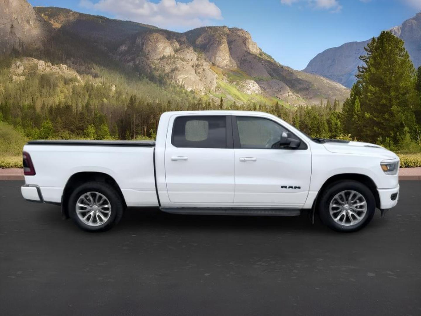 2019 WHITE /Black Ram 1500 Sport (1C6SRFTT9KN) with an V8, 5.7L engine, 8-speed automatic transmission, located at 1175 N Woodruff Ave, Idaho Falls, ID, 83401, 43.506901, -111.999657 - <b>Vehicle Details</b><br>Discover rugged capability and premium comfort in this pre-owned 2019 Ram 1500 Sport 4WD, now available in Idaho Falls, ID. Powered by a strong V8 5.7L gasoline engine, this full-size pickup delivers confident performance for towing, hauling, and everyday driving, while the- Photo#35