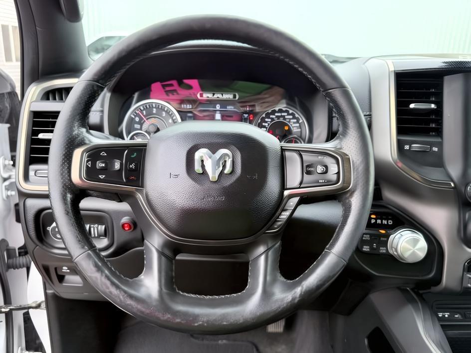 2019 WHITE /Black Ram 1500 (1C6SRFTT9KN) with an HEMI 57L V-8 variable valve control engine, Automatic transmission, located at 1175 N Woodruff Ave, Idaho Falls, ID, 83401, 43.506901, -111.999657 - At Timberline Auto, finding a great deal on your next vehicle is always easy! Our experienced sales staff goal is to help find you the right vehicle at the right price! Our knowledgeable finance department has options for almost any credit score. We offer extended service contract options to prot- Photo#14