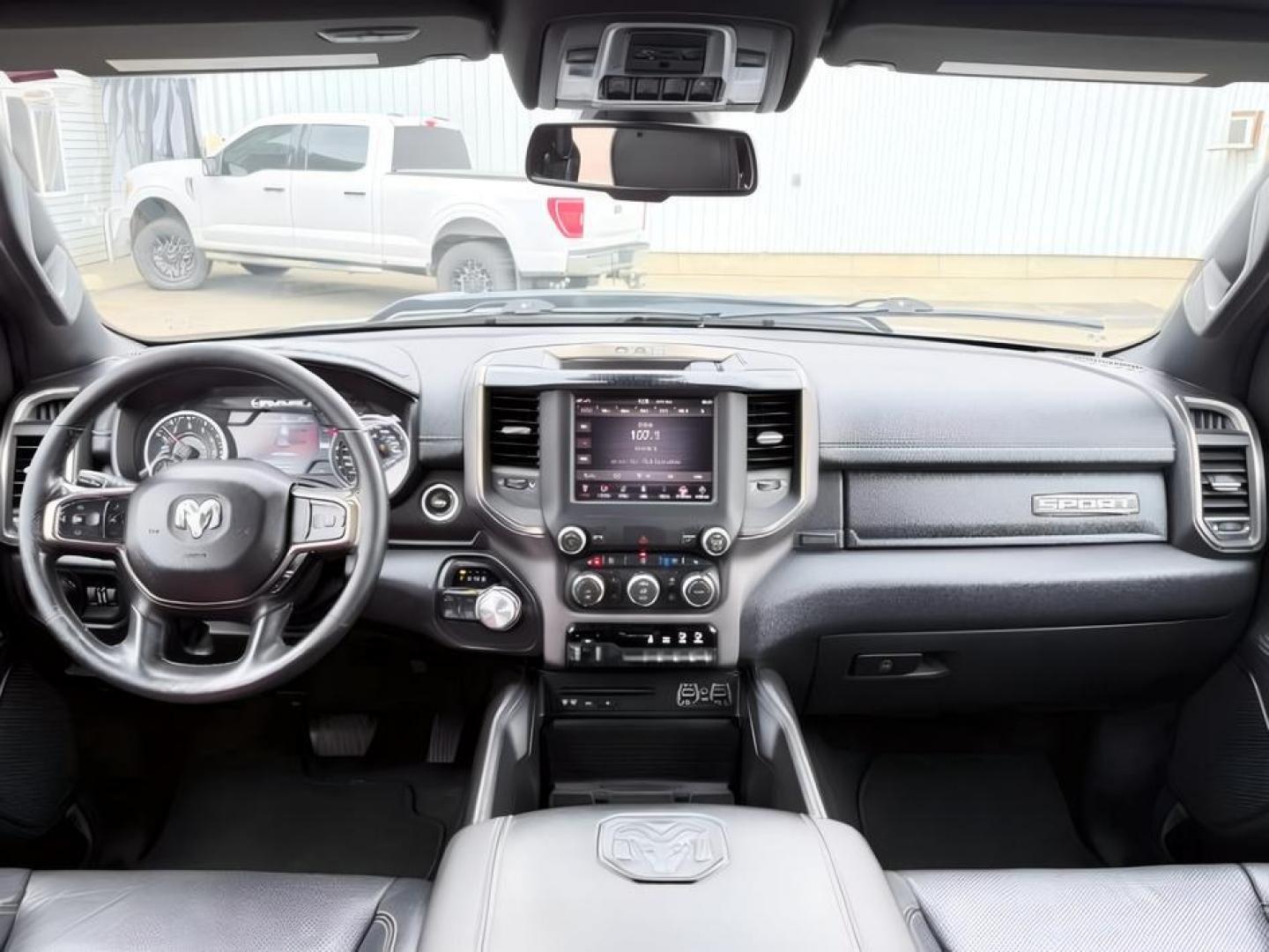 2019 WHITE /Black Ram 1500 Sport (1C6SRFTT9KN) with an V8, 5.7L engine, 8-speed automatic transmission, located at 1175 N Woodruff Ave, Idaho Falls, ID, 83401, 43.506901, -111.999657 - <b>Vehicle Details</b><br>Discover rugged capability and premium comfort in this pre-owned 2019 Ram 1500 Sport 4WD, now available in Idaho Falls, ID. Powered by a strong V8 5.7L gasoline engine, this full-size pickup delivers confident performance for towing, hauling, and everyday driving, while the- Photo#54