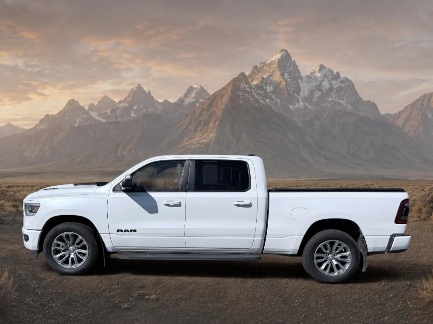2019 WHITE /Black Ram 1500 Sport (1C6SRFTT9KN) with an V8, 5.7L engine, 8-speed automatic transmission, located at 1175 N Woodruff Ave, Idaho Falls, ID, 83401, 43.506901, -111.999657 - <b>Vehicle Details</b><br>Discover rugged capability and premium comfort in this pre-owned 2019 Ram 1500 Sport 4WD, now available in Idaho Falls, ID. Powered by a strong V8 5.7L gasoline engine, this full-size pickup delivers confident performance for towing, hauling, and everyday driving, while the- Photo#1