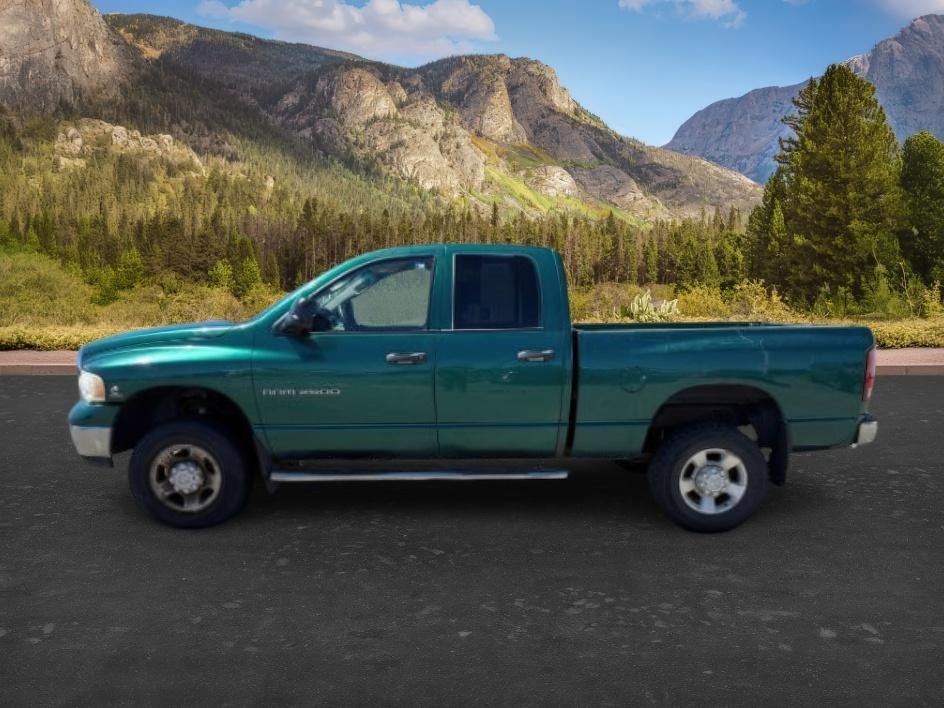 2004 GREEN /Dark Slate Gray Dodge Ram 2500 SLT (3D7KU28C14G) with an Cummins 5.9L I-6 diesel direct injection engine, AUTOMATIC transmission, located at 1235 N Woodruff Ave., Idaho Falls, 83401, (208) 523-1053, 43.507172, -112.000488 - At Timberline Auto, finding a great deal on your next vehicle is always easy! Our experienced sales staff goal is to help find you the right vehicle at the right price! Our knowledgeable finance department has options for almost any credit score. We offer extended service contract options to prot- Photo#1