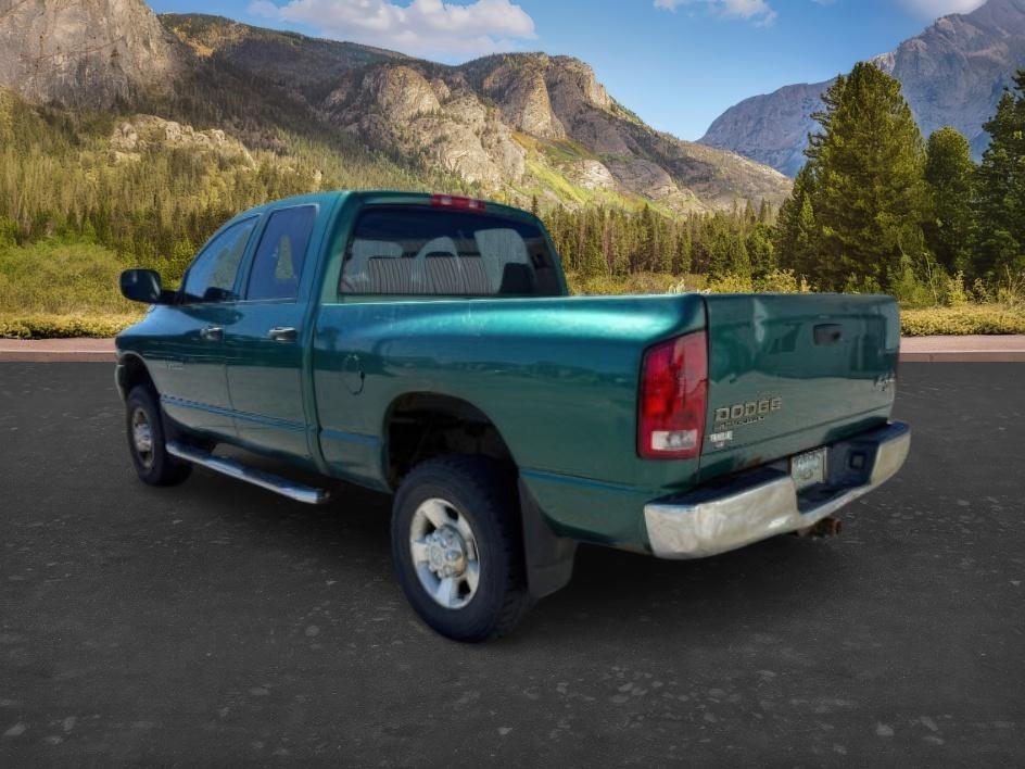 2004 GREEN /Dark Slate Gray Dodge Ram 2500 SLT (3D7KU28C14G) with an Cummins 5.9L I-6 diesel direct injection engine, AUTOMATIC transmission, located at 1235 N Woodruff Ave., Idaho Falls, 83401, (208) 523-1053, 43.507172, -112.000488 - At Timberline Auto, finding a great deal on your next vehicle is always easy! Our experienced sales staff goal is to help find you the right vehicle at the right price! Our knowledgeable finance department has options for almost any credit score. We offer extended service contract options to prot- Photo#2