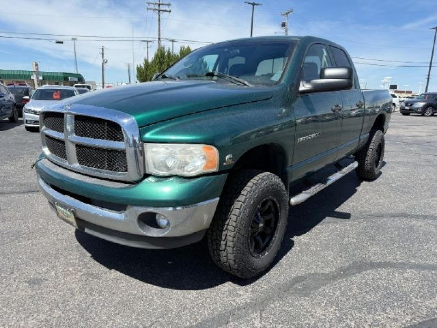 2004 GREEN /Dark Slate Gray Dodge Ram 2500 (3D7KU28C14G) with an Cummins 59L I-6 diesel direct injection engine, Automatic transmission, located at 1175 N Woodruff Ave, Idaho Falls, ID, 83401, 43.506901, -111.999657 - At Timberline Auto, finding a great deal on your next vehicle is always easy! Our experienced sales staff goal is to help find you the right vehicle at the right price! Our knowledgeable finance department has options for almost any credit score. We offer extended service contract options to prot- Photo#0
