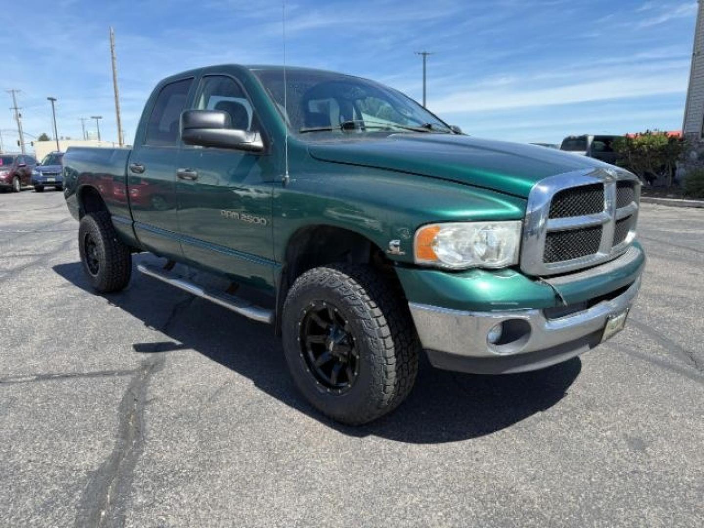 2004 GREEN /Dark Slate Gray Dodge Ram 2500 (3D7KU28C14G) with an Cummins 59L I-6 diesel direct injection engine, Automatic transmission, located at 1175 N Woodruff Ave, Idaho Falls, ID, 83401, 43.506901, -111.999657 - At Timberline Auto, finding a great deal on your next vehicle is always easy! Our experienced sales staff goal is to help find you the right vehicle at the right price! Our knowledgeable finance department has options for almost any credit score. We offer extended service contract options to prot- Photo#6