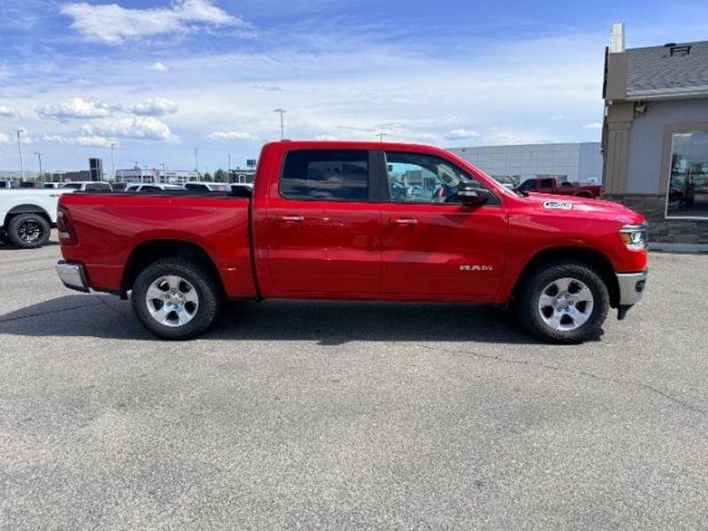 2019 Flame Red Clearcoat /Diesel Gray/Black Ram 1500 Big Horn/Lone Star (1C6SRFFT9KN) with an V8, 5.7L engine, 8-speed automatic transmission, located at 1175 N Woodruff Ave, Idaho Falls, ID, 83401, 43.506901, -111.999657 - <b>Vehicle Details</b><br>Discover capability, comfort, and proven performance in this pre-owned 2019 Ram 1500 Big Horn 4WD, now available in Idaho Falls, ID. Powered by a strong 5.7L V8 gasoline engine, this full-size pickup delivers the muscle needed for towing, hauling, and everyday driving with- Photo#7