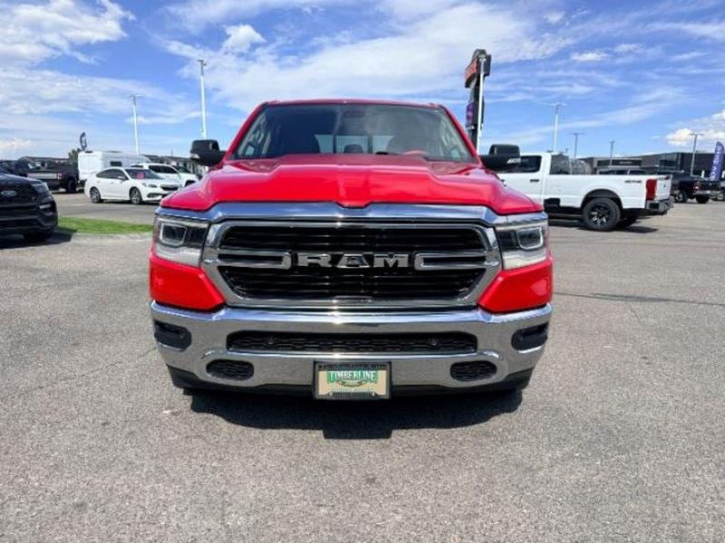 2019 Flame Red Clearcoat /Diesel Gray/Black Ram 1500 Big Horn/Lone Star (1C6SRFFT9KN) with an V8, 5.7L engine, 8-speed automatic transmission, located at 1175 N Woodruff Ave, Idaho Falls, ID, 83401, 43.506901, -111.999657 - <b>Vehicle Details</b><br>Discover capability, comfort, and proven performance in this pre-owned 2019 Ram 1500 Big Horn 4WD, now available in Idaho Falls, ID. Powered by a strong 5.7L V8 gasoline engine, this full-size pickup delivers the muscle needed for towing, hauling, and everyday driving with- Photo#9