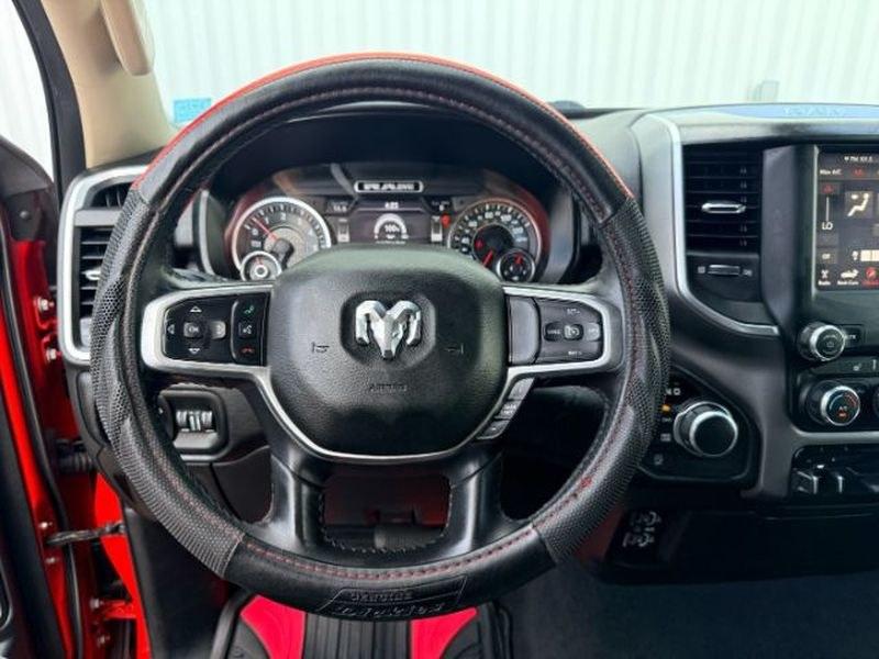 2019 Flame Red Clearcoat /Diesel Gray/Black Ram 1500 Big Horn/Lone Star (1C6SRFFT9KN) with an V8, 5.7L engine, 8-speed automatic transmission, located at 1175 N Woodruff Ave, Idaho Falls, ID, 83401, 43.506901, -111.999657 - <b>Vehicle Details</b><br>Discover capability, comfort, and proven performance in this pre-owned 2019 Ram 1500 Big Horn 4WD, now available in Idaho Falls, ID. Powered by a strong 5.7L V8 gasoline engine, this full-size pickup delivers the muscle needed for towing, hauling, and everyday driving with- Photo#15