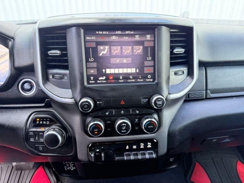 2019 Flame Red Clearcoat /Diesel Gray/Black Ram 1500 Big Horn/Lone Star (1C6SRFFT9KN) with an V8, 5.7L engine, 8-speed automatic transmission, located at 1175 N Woodruff Ave, Idaho Falls, ID, 83401, 43.506901, -111.999657 - <b>Vehicle Details</b><br>Discover capability, comfort, and proven performance in this pre-owned 2019 Ram 1500 Big Horn 4WD, now available in Idaho Falls, ID. Powered by a strong 5.7L V8 gasoline engine, this full-size pickup delivers the muscle needed for towing, hauling, and everyday driving with- Photo#16