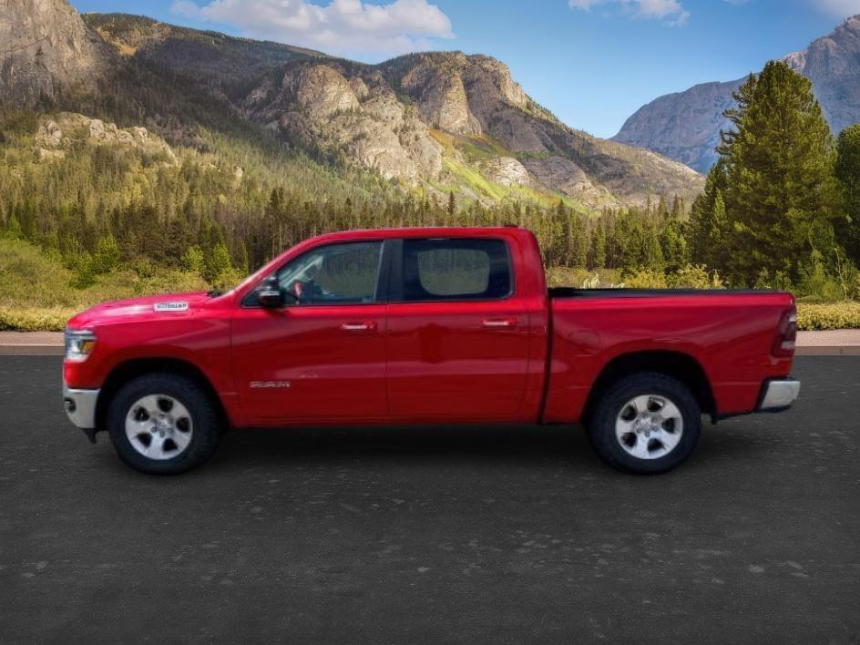 2019 RED /CLOTH Ram 1500 BIGHORN (1C6SRFFT9KN) with an 5.7L V8 eTORQUE engine, AUTOMATIC transmission, located at 1235 N Woodruff Ave., Idaho Falls, 83401, (208) 523-1053, 43.507172, -112.000488 - At Timberline Auto, finding a great deal on your next vehicle is always easy! Our experienced sales staff goal is to help find you the right vehicle at the right price! Our knowledgeable finance department has options for almost any credit score. We offer extended service contract options to prot- Photo#1