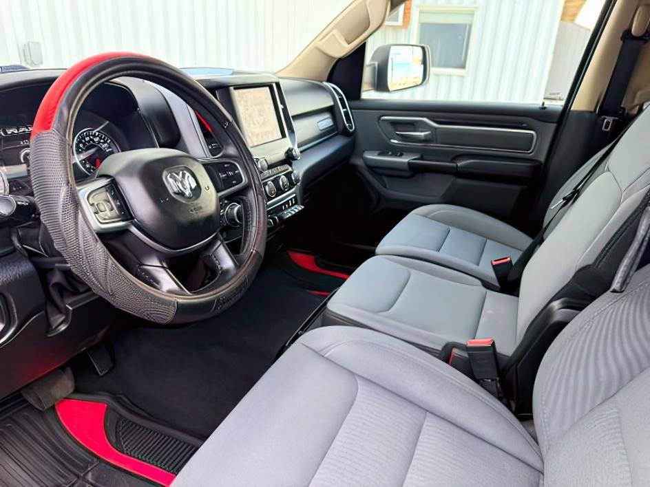 2019 RED /CLOTH Ram 1500 BIGHORN (1C6SRFFT9KN) with an 5.7L V8 eTORQUE engine, AUTOMATIC transmission, located at 1235 N Woodruff Ave., Idaho Falls, 83401, (208) 523-1053, 43.507172, -112.000488 - At Timberline Auto, finding a great deal on your next vehicle is always easy! Our experienced sales staff goal is to help find you the right vehicle at the right price! Our knowledgeable finance department has options for almost any credit score. We offer extended service contract options to prot- Photo#14