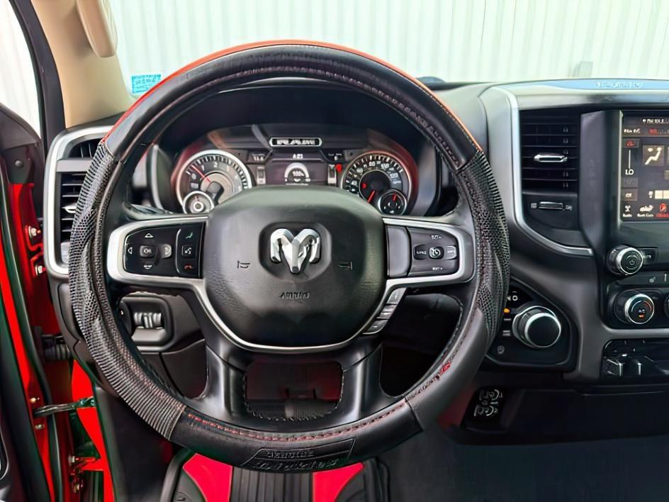 2019 RED /CLOTH Ram 1500 BIGHORN (1C6SRFFT9KN) with an 5.7L V8 eTORQUE engine, AUTOMATIC transmission, located at 1235 N Woodruff Ave., Idaho Falls, 83401, (208) 523-1053, 43.507172, -112.000488 - At Timberline Auto, finding a great deal on your next vehicle is always easy! Our experienced sales staff goal is to help find you the right vehicle at the right price! Our knowledgeable finance department has options for almost any credit score. We offer extended service contract options to prot- Photo#15