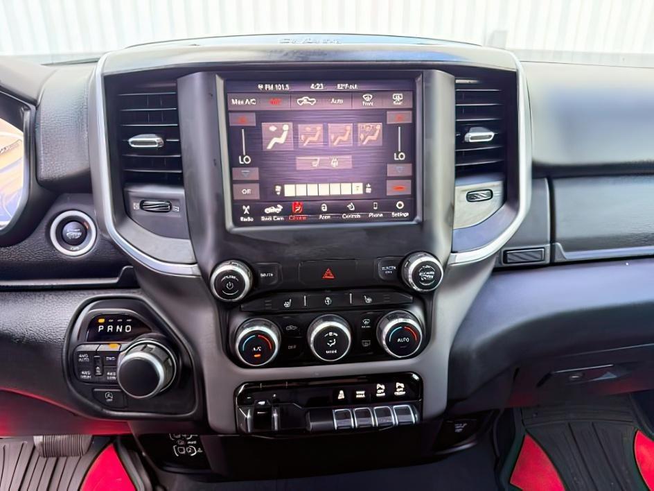2019 RED /CLOTH Ram 1500 BIGHORN (1C6SRFFT9KN) with an 5.7L V8 eTORQUE engine, AUTOMATIC transmission, located at 1235 N Woodruff Ave., Idaho Falls, 83401, (208) 523-1053, 43.507172, -112.000488 - At Timberline Auto, finding a great deal on your next vehicle is always easy! Our experienced sales staff goal is to help find you the right vehicle at the right price! Our knowledgeable finance department has options for almost any credit score. We offer extended service contract options to prot- Photo#16