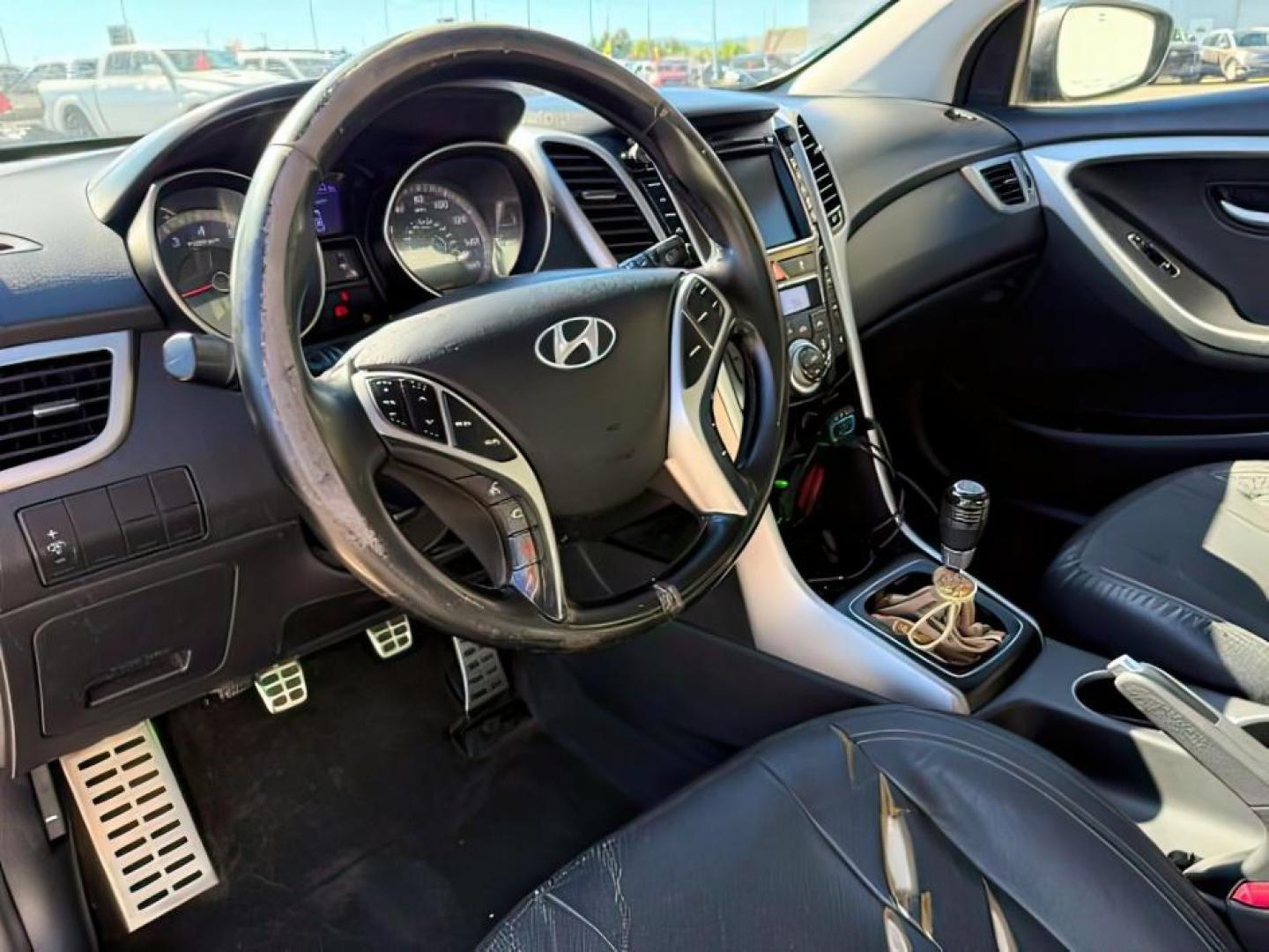 2013 SILVER /CLOTH Hyundai Elantra GT (KMHD35LE6DU) with an 18L I-4 DOHC engine, Manual transmission, located at 1175 N Woodruff Ave, Idaho Falls, ID, 83401, 43.506901, -111.999657- Photo#7