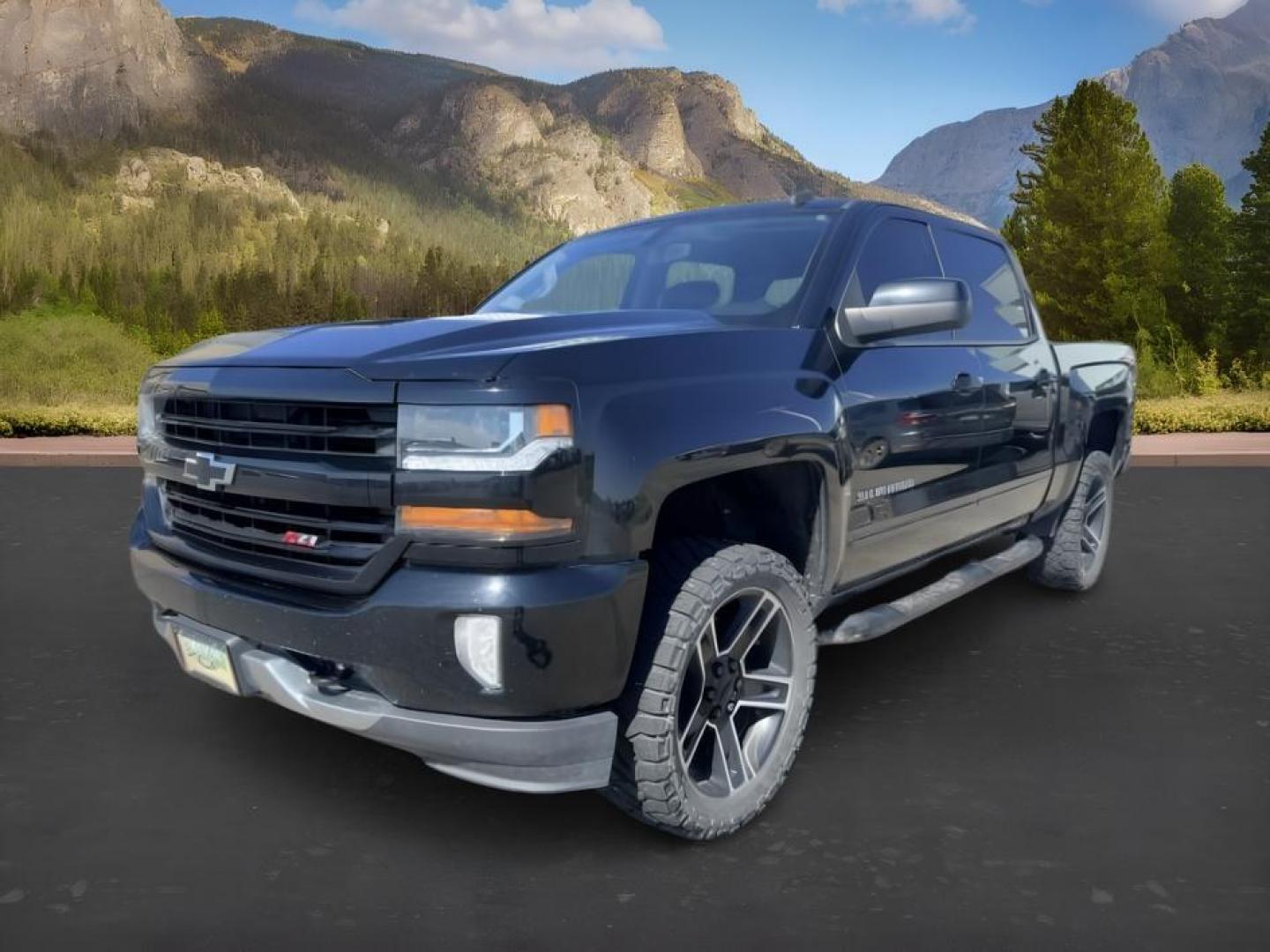 2018 Black /Jet Black Chevrolet Silverado 1500 (3GCUKREC5JG) with an 53L V8 VORTEC engine, Automatic transmission, located at 1175 N Woodruff Ave, Idaho Falls, ID, 83401, 43.506901, -111.999657 - At Timberline Auto, finding a great deal on your next vehicle is always easy! Our experienced sales staff goal is to help find you the right vehicle at the right price! Our knowledgeable finance department has options for almost any credit score. We offer extended service contract options to prot- Photo#0