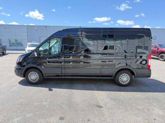 2023 BLACK /Ebony Ford Transit-350 Passenger Van XLT (1FBAX9CG4PK) with an EcoBoost 3.5L V-6 gasoline direct injection engine, AUTOMATIC transmission, located at 1235 N Woodruff Ave., Idaho Falls, 83401, (208) 523-1053, 43.507172, -112.000488 - At Timberline Auto, finding a great deal on your next vehicle is always easy! Our experienced sales staff goal is to help find you the right vehicle at the right price! Our knowledgeable finance department has options for almost any credit score. We offer extended service contract options to prot - Photo#1