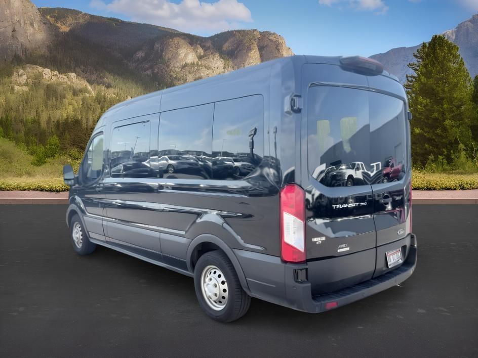 2023 Agate Black Metallic /Ebony Ford Transit Wagon XLT (1FBAX9CG4PK) with an V6, 3.5L engine, 10-speed automatic transmission, located at 1175 N Woodruff Ave, Idaho Falls, ID, 83401, 43.506901, -111.999657 - <b>Vehicle Details</b><br>Ready for your next crew or family hauler? This pre-owned 2023 Ford Transit Wagon T-350 Med Roof Slide XL is a versatile, low-mileage van with just 25,266 miles and the confidence of AWD. Powered by a V6, 3.5L Gasoline engine, it delivers the strength you want for daily dri- Photo#26