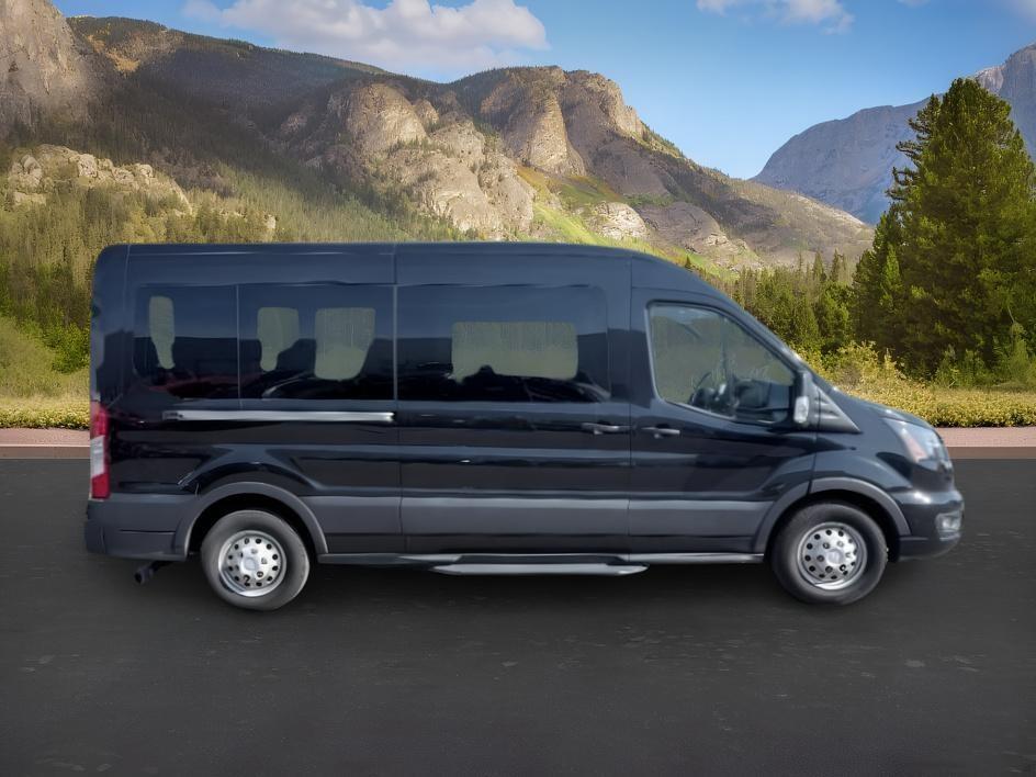 2023 Agate Black Metallic /Ebony Ford Transit Wagon XLT (1FBAX9CG4PK) with an V6, 3.5L engine, 10-speed automatic transmission, located at 1175 N Woodruff Ave, Idaho Falls, ID, 83401, 43.506901, -111.999657 - <b>Vehicle Details</b><br>Ready for your next crew or family hauler? This pre-owned 2023 Ford Transit Wagon T-350 Med Roof Slide XL is a versatile, low-mileage van with just 25,266 miles and the confidence of AWD. Powered by a V6, 3.5L Gasoline engine, it delivers the strength you want for daily dri- Photo#31