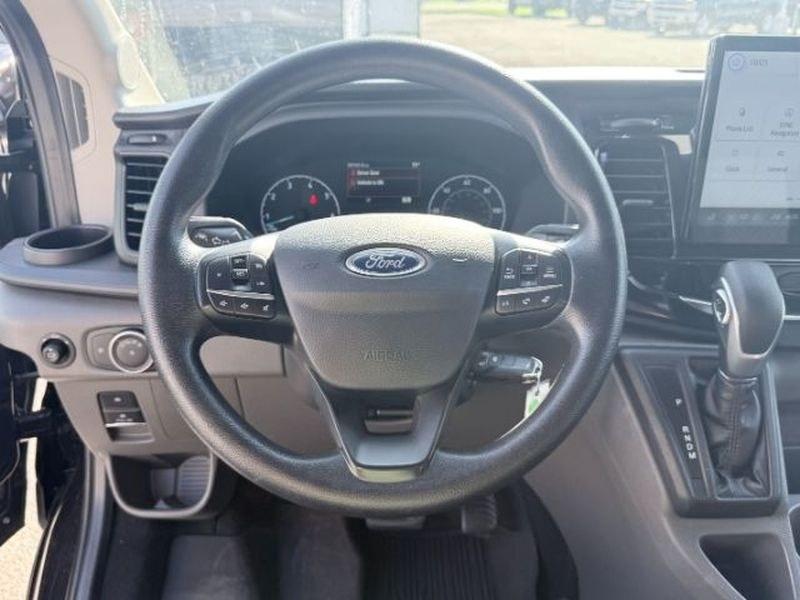 2023 Agate Black Metallic /Ebony Ford Transit Wagon XLT (1FBAX9CG4PK) with an V6, 3.5L engine, 10-speed automatic transmission, located at 1175 N Woodruff Ave, Idaho Falls, ID, 83401, 43.506901, -111.999657 - <b>Vehicle Details</b><br>Ready for your next crew or family hauler? This pre-owned 2023 Ford Transit Wagon T-350 Med Roof Slide XL is a versatile, low-mileage van with just 25,266 miles and the confidence of AWD. Powered by a V6, 3.5L Gasoline engine, it delivers the strength you want for daily dri- Photo#15