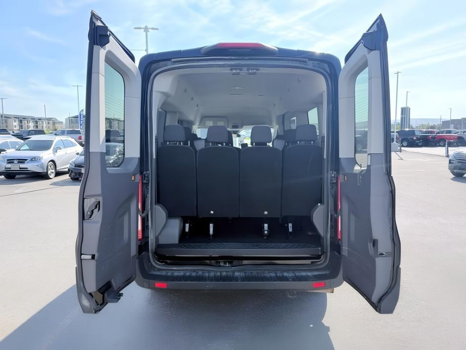 2023 Agate Black Metallic /Ebony Ford Transit Wagon XLT (1FBAX9CGXPK) with an V6, 3.5L engine, 10-speed automatic transmission, located at 1175 N Woodruff Ave, Idaho Falls, ID, 83401, 43.506901, -111.999657 - <b>Vehicle Details</b><br>Looking for a versatile passenger van in Idaho Falls, ID? This pre-owned 2023 Ford Transit Wagon T-350 Med Roof Slide XL with AWD is ready for work, travel, or growing business needs. Powered by a strong V6 3.5L Gasoline engine, this Ford Transit Wagon delivers confident pe- Photo#28