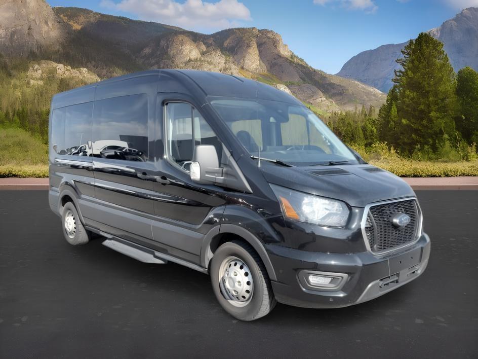2023 Agate Black Metallic /Ebony Ford Transit Wagon XLT (1FBAX9CGXPK) with an V6, 3.5L engine, 10-speed automatic transmission, located at 1175 N Woodruff Ave, Idaho Falls, ID, 83401, 43.506901, -111.999657 - <b>Vehicle Details</b><br>Looking for a versatile passenger van in Idaho Falls, ID? This pre-owned 2023 Ford Transit Wagon T-350 Med Roof Slide XL with AWD is ready for work, travel, or growing business needs. Powered by a strong V6 3.5L Gasoline engine, this Ford Transit Wagon delivers confident pe- Photo#32