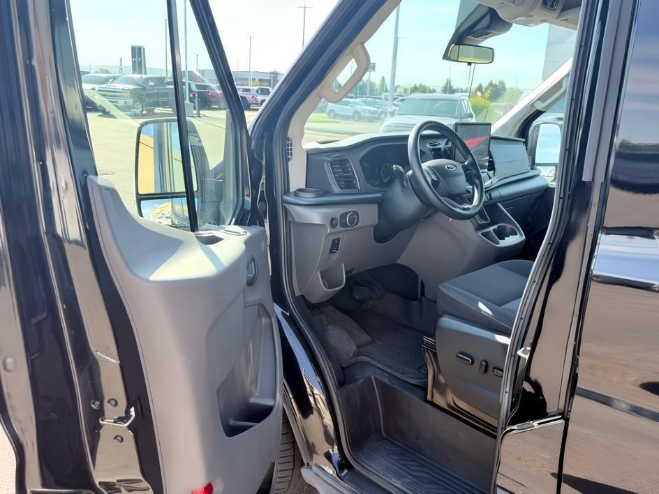 2023 Agate Black Metallic /Ebony Ford Transit Wagon XLT (1FBAX9CGXPK) with an V6, 3.5L engine, 10-speed automatic transmission, located at 1175 N Woodruff Ave, Idaho Falls, ID, 83401, 43.506901, -111.999657 - <b>Vehicle Details</b><br>Looking for a versatile passenger van in Idaho Falls, ID? This pre-owned 2023 Ford Transit Wagon T-350 Med Roof Slide XL with AWD is ready for work, travel, or growing business needs. Powered by a strong V6 3.5L Gasoline engine, this Ford Transit Wagon delivers confident pe- Photo#36