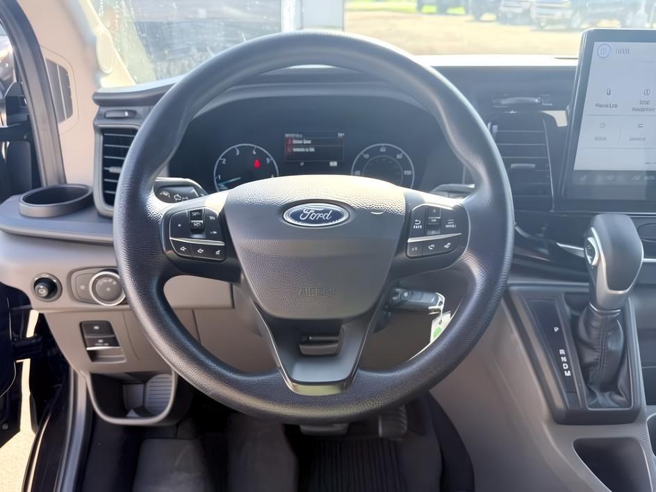 2023 Agate Black Metallic /Ebony Ford Transit Wagon XLT (1FBAX9CGXPK) with an V6, 3.5L engine, 10-speed automatic transmission, located at 1175 N Woodruff Ave, Idaho Falls, ID, 83401, 43.506901, -111.999657 - <b>Vehicle Details</b><br>Looking for a versatile passenger van in Idaho Falls, ID? This pre-owned 2023 Ford Transit Wagon T-350 Med Roof Slide XL with AWD is ready for work, travel, or growing business needs. Powered by a strong V6 3.5L Gasoline engine, this Ford Transit Wagon delivers confident pe- Photo#39